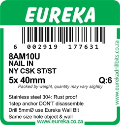 8AM10 - Nylon Countersunk ST/ST -8AM10_label_T